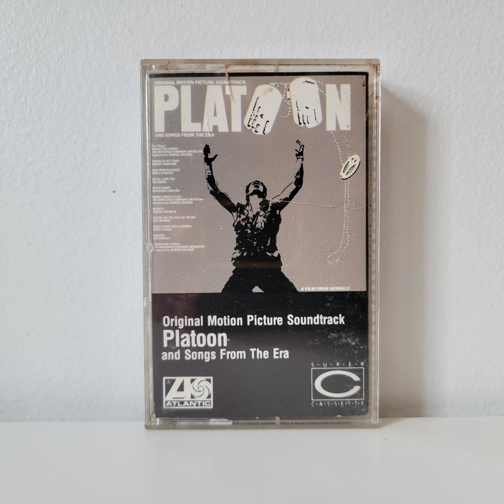 Platoon OST vintage cassette tape